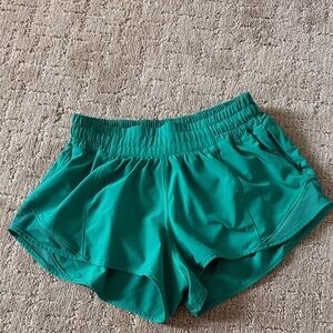lululemon athletica Vibrant Green Athletic Shorts